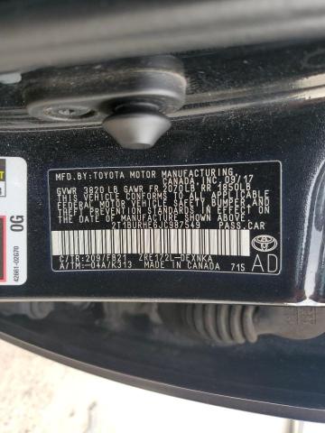 2018 TOYOTA COROLLA L - 2T1BURHE6JC987549