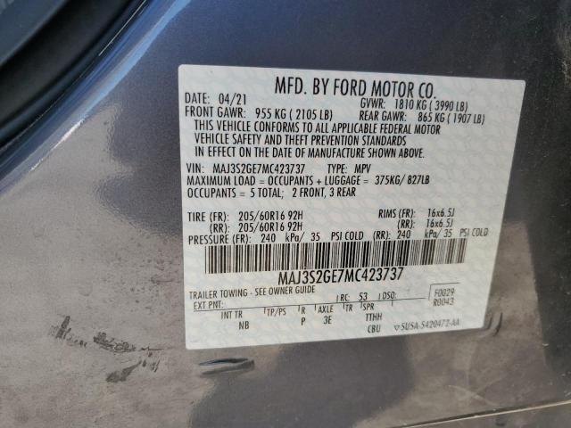 2021 FORD ECOSPORT S - MAJ3S2GE7MC423737