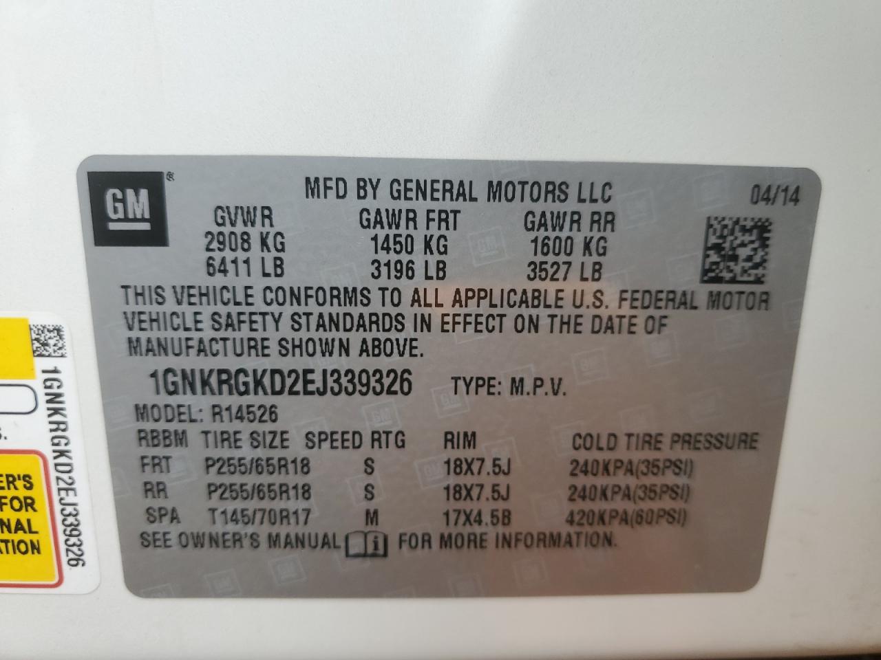 CHEVROLET TRAVERSE LT