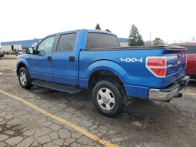 FORD F-150 XLT 2009 blue  flexible fuel 1FTPW14V69KC52278 photo #3