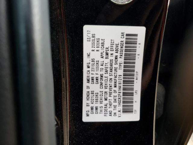 2017 HONDA ACCORD EXL - 1HGCR2F81HA161279