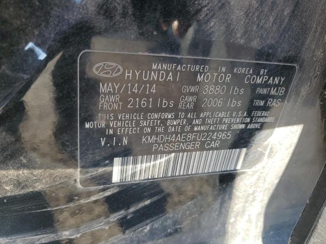 2015 HYUNDAI ELANTRA SE - KMHDH4AE8FU224965