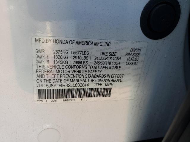 2020 ACURA MDX - 5J8YD4H32LL032644