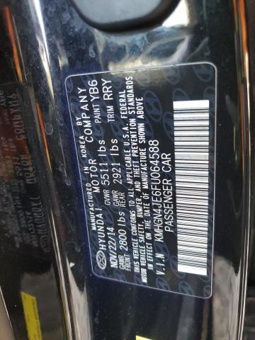 2015 HYUNDAI GENESIS 3. - KMHGN4JE6FU064588