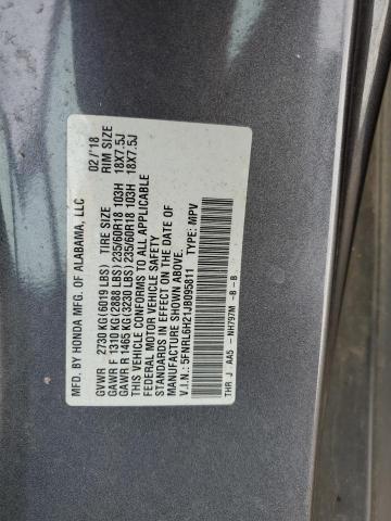 2018 HONDA ODYSSEY LX 5FNRL6H21JB095811