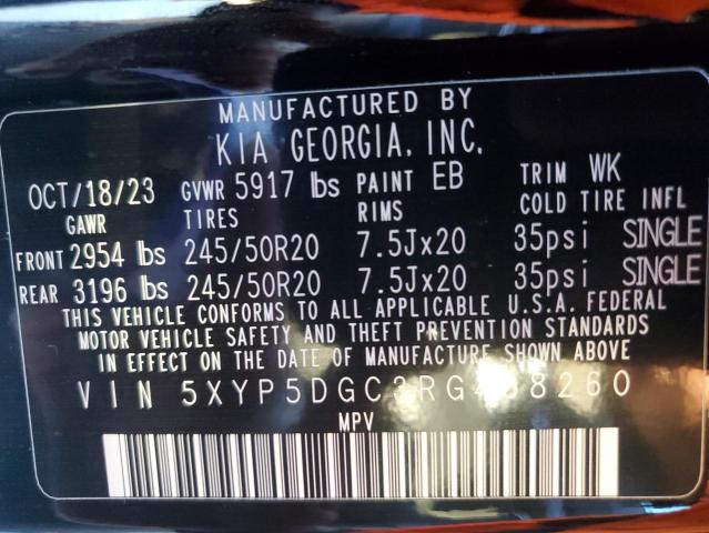 2024 KIA TELLURIDE - 5XYP5DGC3RG458260