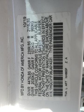 2020 HONDA ACCORD SPO - 1HGCV1F36LA014331