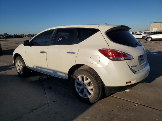 NISSAN MURANO S 2012 white  gas JN8AZ1MUXCW119015 photo #3