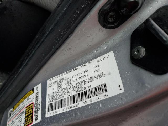 2016 TOYOTA TACOMA ACC - 5TFRX5GN8GX055489