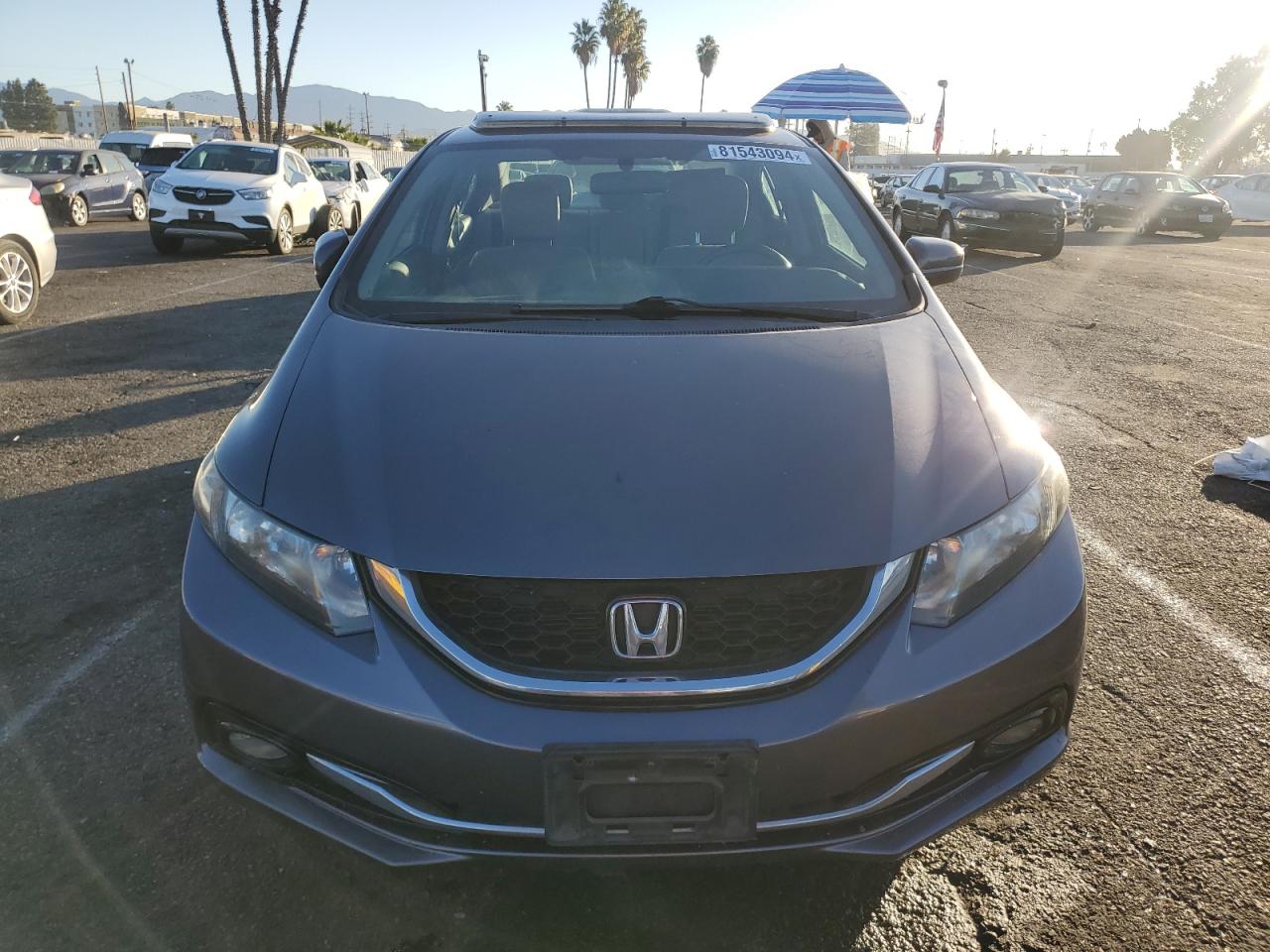 Lot #3027025783 2015 HONDA CIVIC EXL