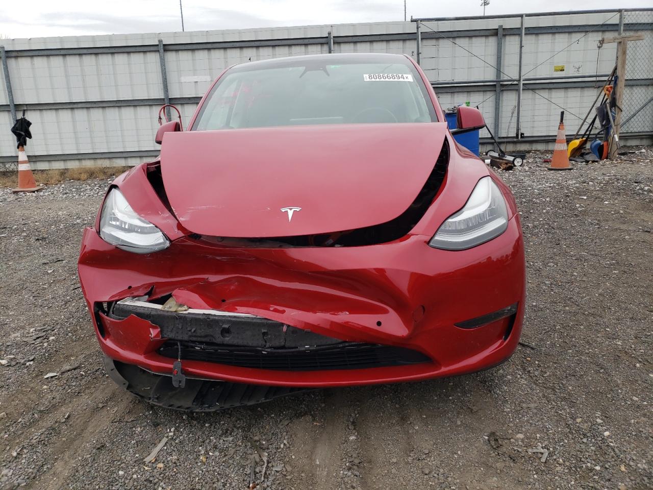 Lot #3027081762 2022 TESLA MODEL Y