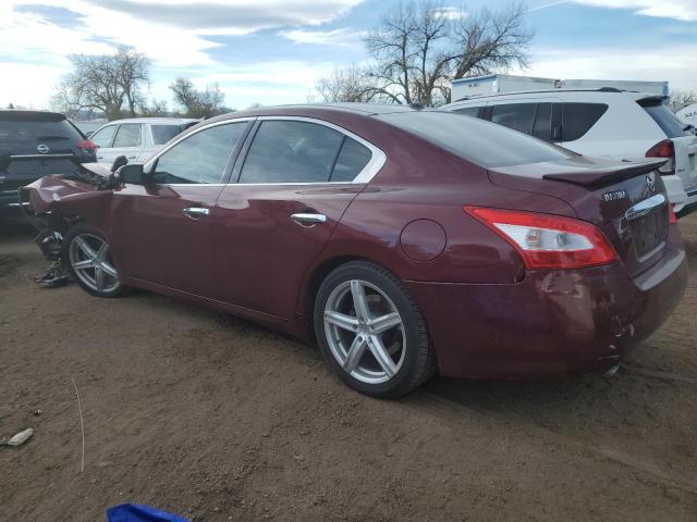 NISSAN MAXIMA S 2009 burgundy  gas 1N4AA51E89C855796 photo #3