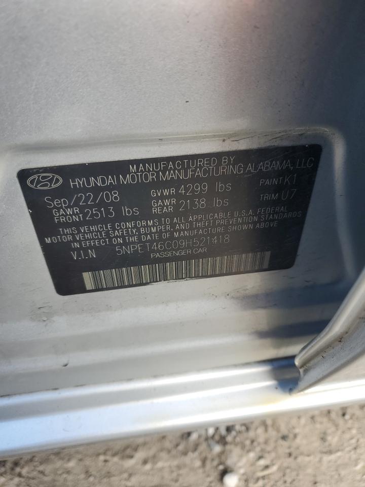 Lot #3033246864 2009 HYUNDAI SONATA GLS