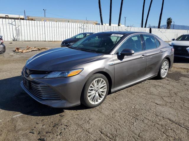 TOYOTA CAMRY HYBR 2018 gray  hybrid engine 4T1B21HK1JU009648 photo #1