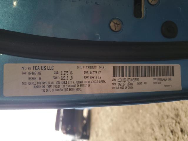 2015 DODGE CHALLENGER - 2C3CDZDJ5FH821595