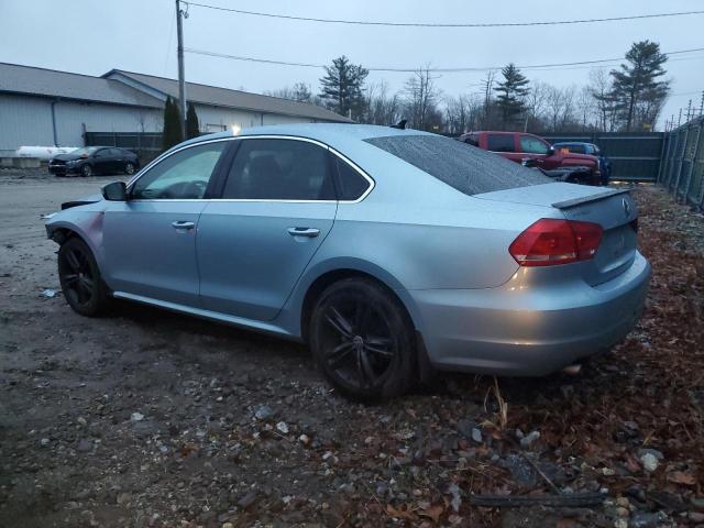 VOLKSWAGEN PASSAT SE 2013 turquoise sedan 4d gas 1VWBP7A3XDC138118 photo #3