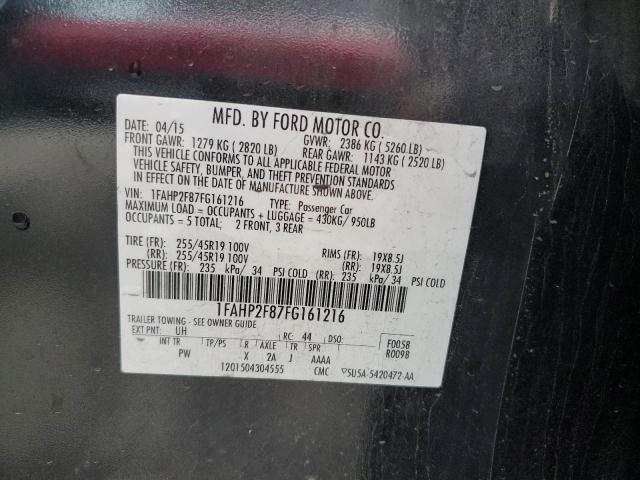 2015 FORD TAURUS LIM - 1FAHP2F87FG161216