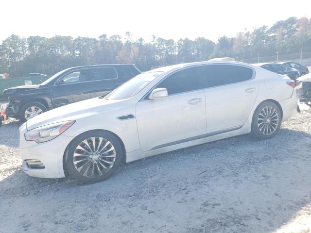 KIA K900 2016 white  gas KNALW4D46G6031208 photo #1