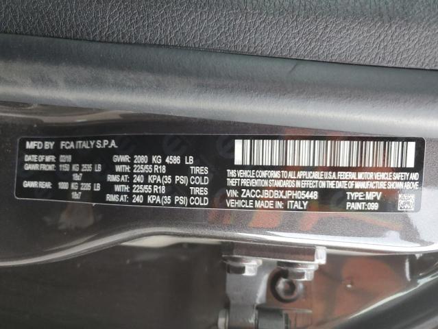 2018 JEEP RENEGADE L - ZACCJBDBXJPH05448