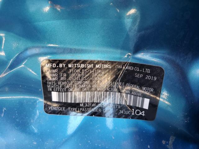 2020 MITSUBISHI MIRAGE G4 - ML32F4FJ5LHF02173