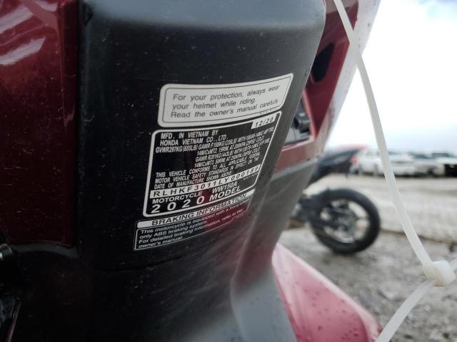 2020 HONDA WW150 A RLHKF3011LY000189