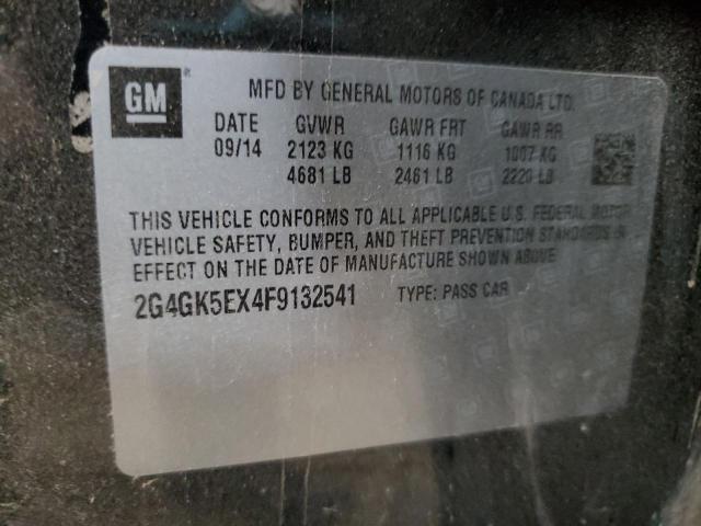 2015 BUICK REGAL 2G4GK5EX4F9132541