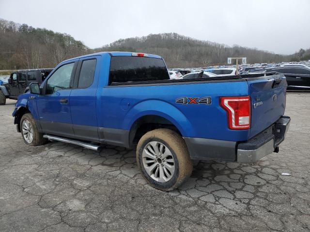 FORD F150 SUPER 2016 blue  gas 1FTEX1EP2GFA98971 photo #3