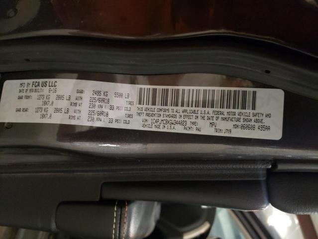 2016 JEEP CHEROKEE L - 1C4PJMCBXGW344023