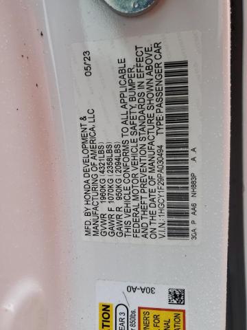 2023 HONDA ACCORD LX - 1HGCY1F29PA030494
