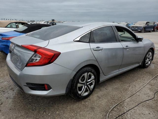 HONDA CIVIC LX 2016 silver  gas 19XFC2F55GE078730 photo #4