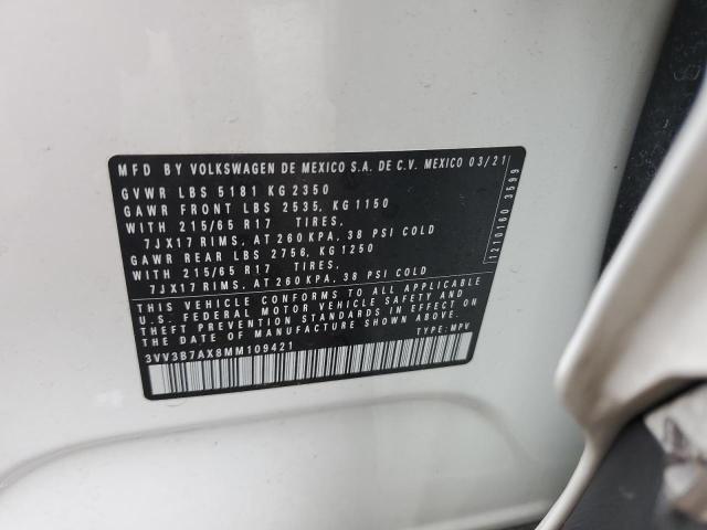 2021 VOLKSWAGEN TIGUAN SE - 3VV3B7AX8MM109421