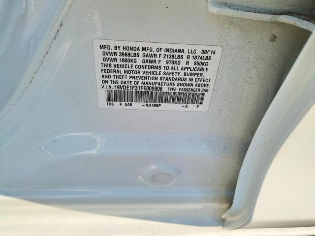 2015 ACURA ILX 20 - 19VDE1F31FE005906