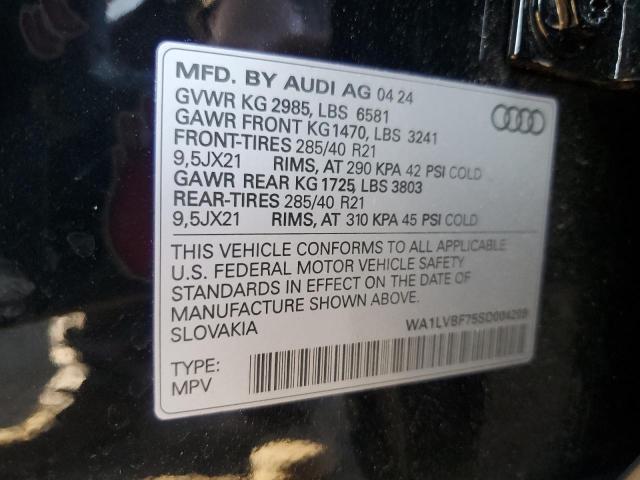 VIN WA1LVBF75SD004209 2025 AUDI Q7 no.13