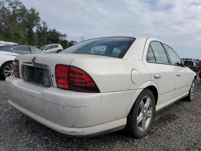 LINCOLN LS 2002 white  gas 1LNHM86S52Y605923 photo #4