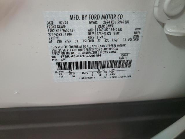 2025 FORD EXPLORER S - 1FMUK8KH7SGA46184
