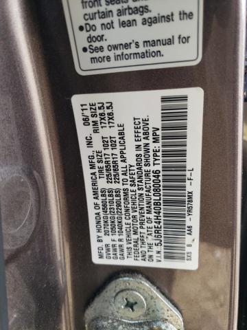 5J6RE4H40BL080046 2011 HONDA CRV