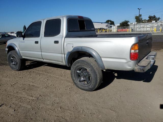 TOYOTA TACOMA DOU 2003 silver crew pic gas 5TEGN92N73Z270490 photo #3