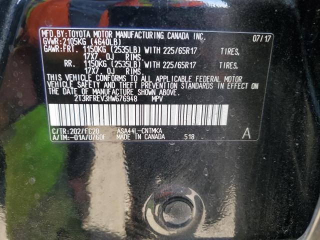 2017 TOYOTA RAV4 XLE - 2T3RFREV3HW676948