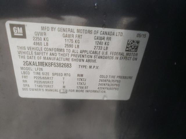 2015 GMC TERRAIN SL - 2GKALMEK8F6382683