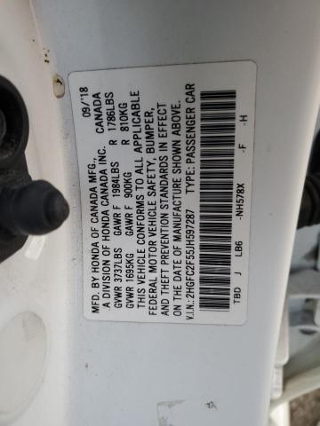 2018 HONDA CIVIC LX - 2HGFC2F55JH597287