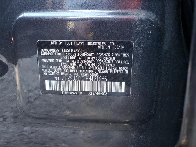 2015 SUBARU FORESTER 2 - JF2SJADC3FH421965