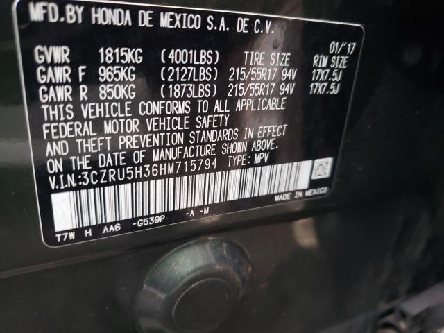 VIN 3CZRU5H36HM715794 2017 HONDA HR-V no.13