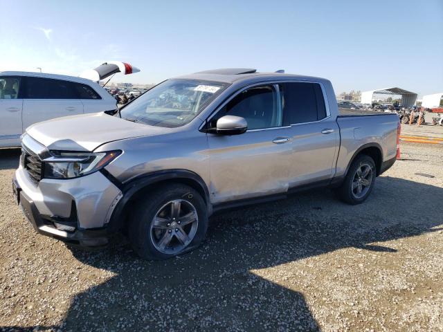 HONDA RIDGELINE 2022 silver  gas 5FPYK3F75NB023745 photo #1