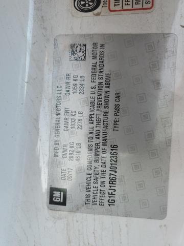 2018 CHEVROLET CAMARO 1G1FJ1R67J0123616