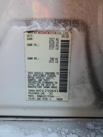 2018 NISSAN ALTIMA 2.5 - 1N4AL3AP2JC250645
