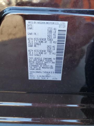 2020 INFINITI QX60 LUXE - 5N1DL0MN0LC504433