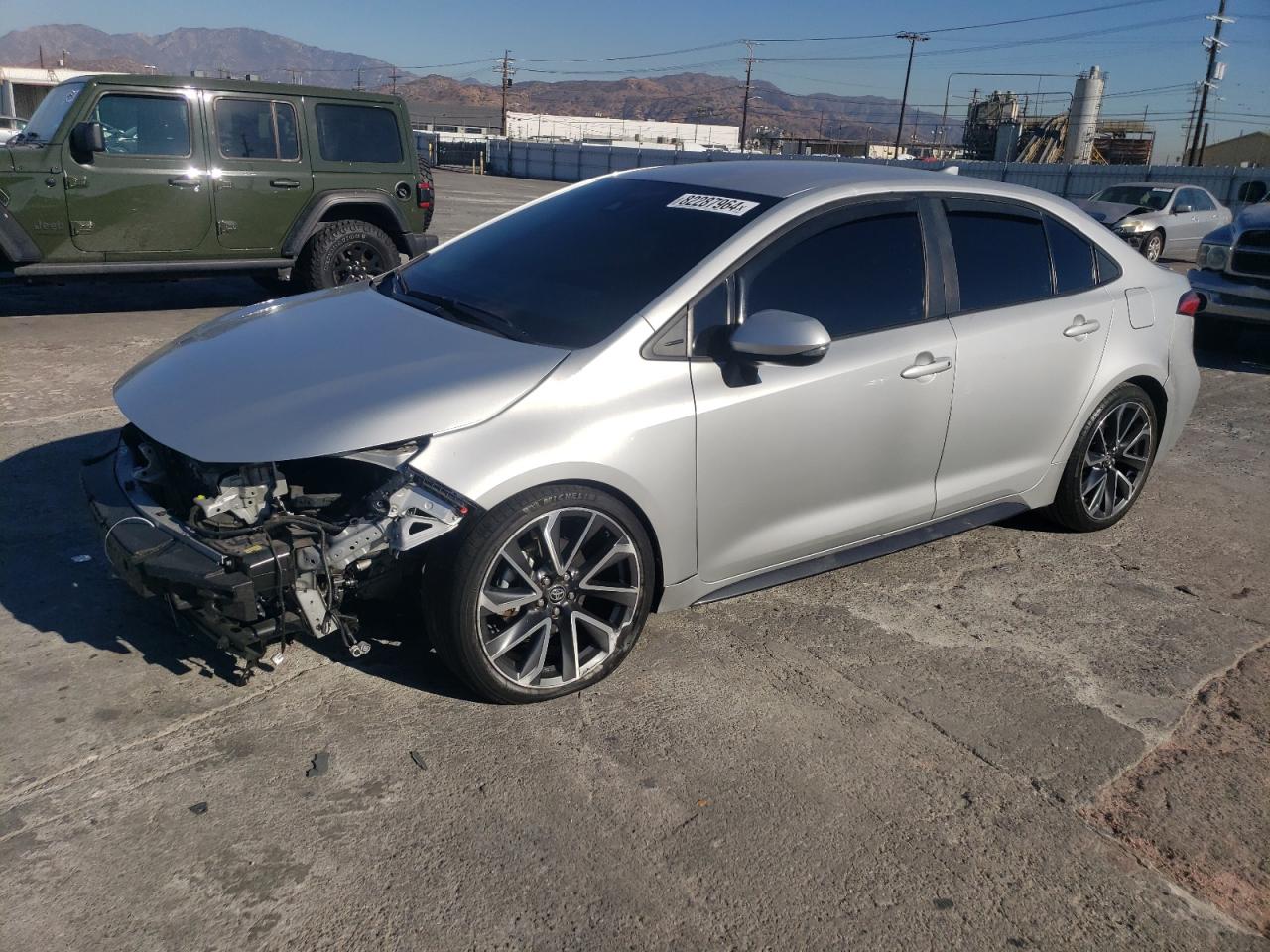 Lot #3030531476 2021 TOYOTA COROLLA SE