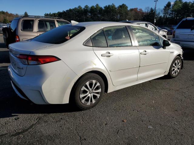 TOYOTA COROLLA LE 2021 white  hybrid engine JTDEAMDE7MJ008063 photo #4