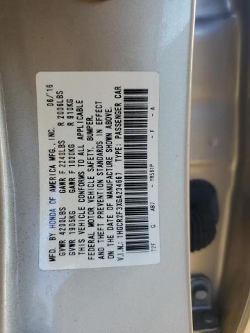 VIN 1HGCR2F3XGA234667 2016 HONDA ACCORD no.12