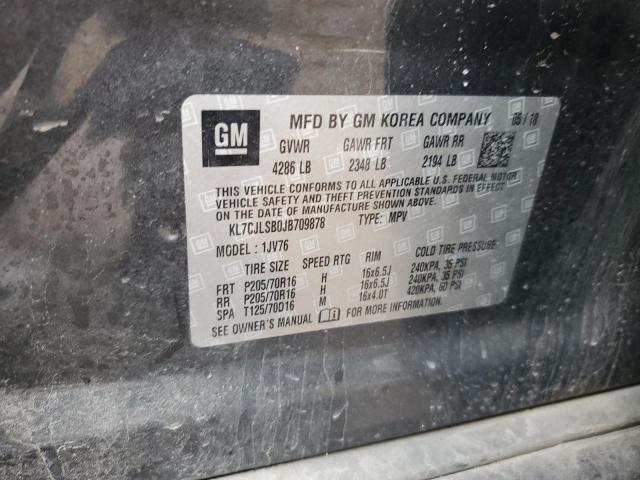 2018 CHEVROLET TRAX 1LT - KL7CJLSB0JB709878